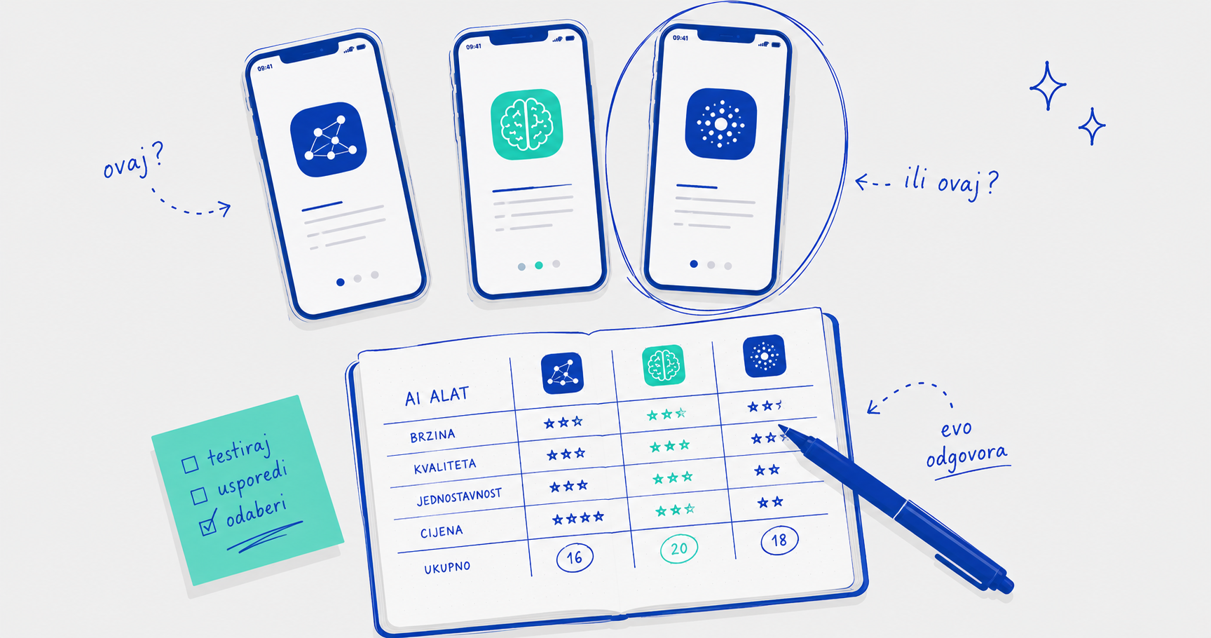 Koji AI alat odabrati ChatGPT Gemini Copilot - digitalni kutak