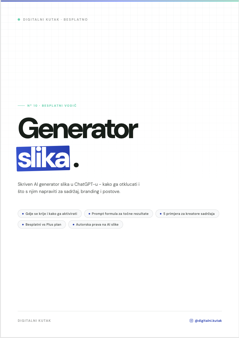 Skriven AI generator slika u ChatGPT-u naslovnica